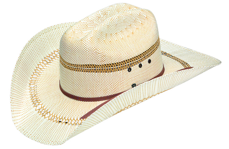 Ariat A73124 Bangora 2 Cord Golden Brown Band Straw Hat (SHOP IN-STORES)