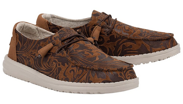 Women's Hey Dude 121411570 Wendy Ranch Saddle Shoe