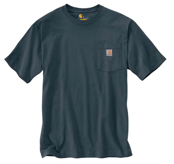 Carhartt K87-BLS Bluestone Workwear Short Sleeve Pocket T-Shirt