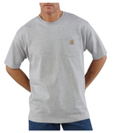 Carhartt Heather Gray Workwear Short Sleeve Pocket T-Shirt