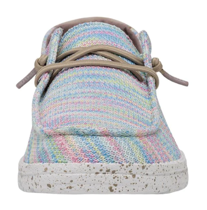 Women's Hey Dude 121920214 Wendy Sox Aurora White Shoe