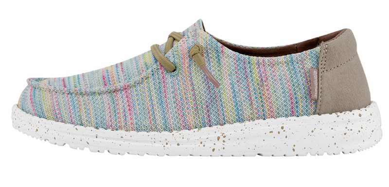 Women's Hey Dude 121920214 Wendy Sox Aurora White Shoe