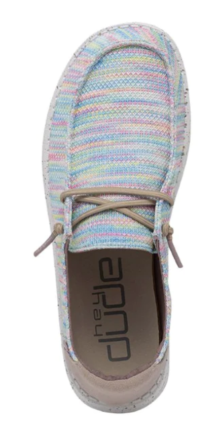 Women's Hey Dude 121920214 Wendy Sox Aurora White Shoe