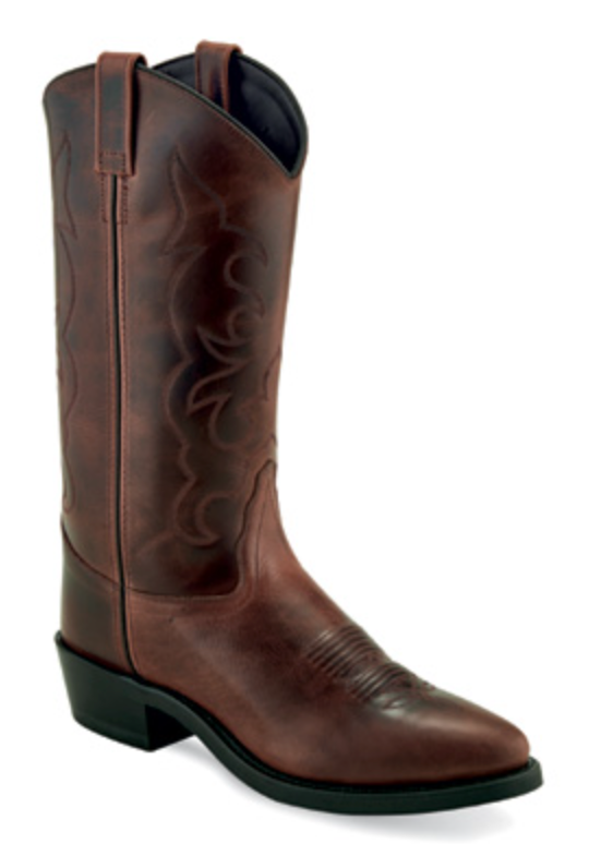 Old West TBM3012 13" Brown R Toe Boot
