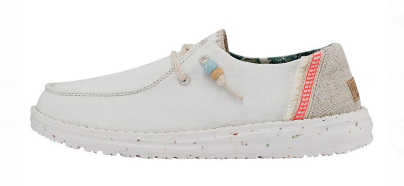 Women's Hey Dude 122150212 Wendy Natural Salt Shoe *CLOSEOUT*
