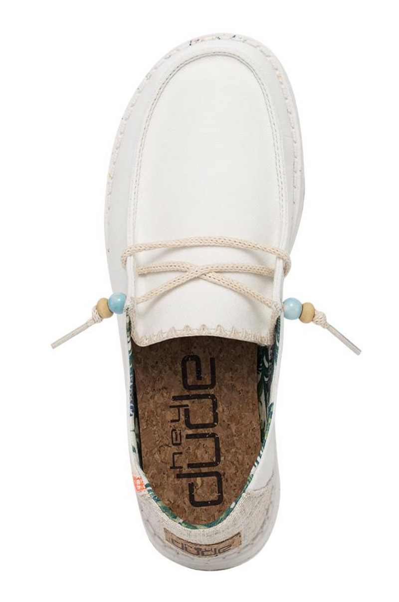 Women's Hey Dude 122150212 Wendy Natural Salt Shoe *CLOSEOUT*
