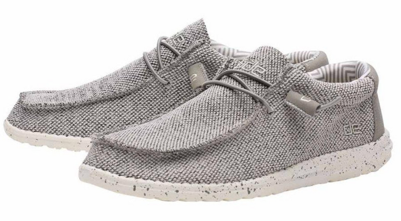 Men's Hey Dude 110353500 Wally Sox Ash Shoe