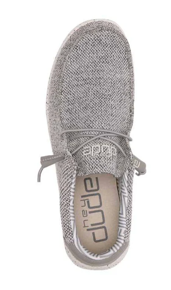 Men's Hey Dude 110353500 Wally Sox Ash Shoe