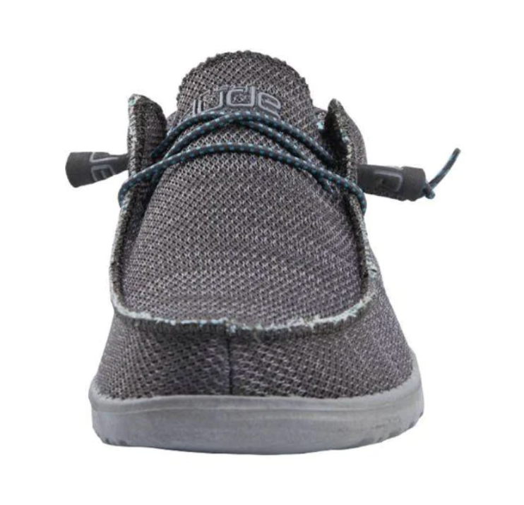Men's Hey Dude 110354000 Wally Sox Charcoal Shoe