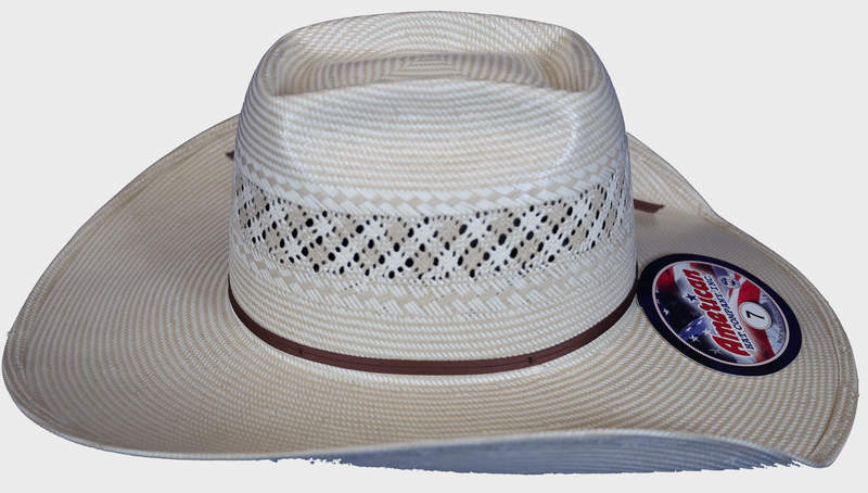 American 1011 Up North (UN) Crease & 4 1/4" RC Brim Drilex Sweatband Straw Hat