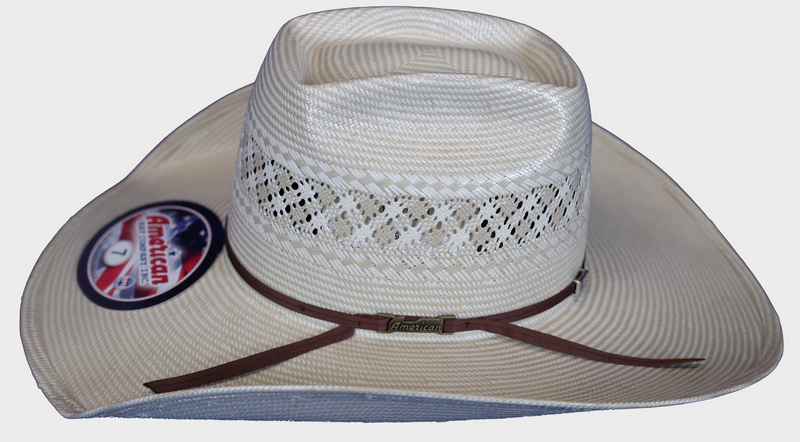 American 1011 Up North (UN) Crease & 4 1/4" RC Brim Drilex Sweatband Straw Hat