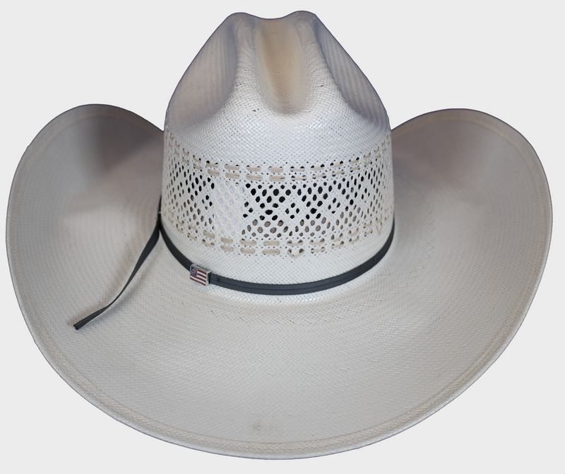 American JC4200RC Rancher Crease Crown & 4 1/4" Rancher Crease Brim Drilex Sweatband Straw Hat