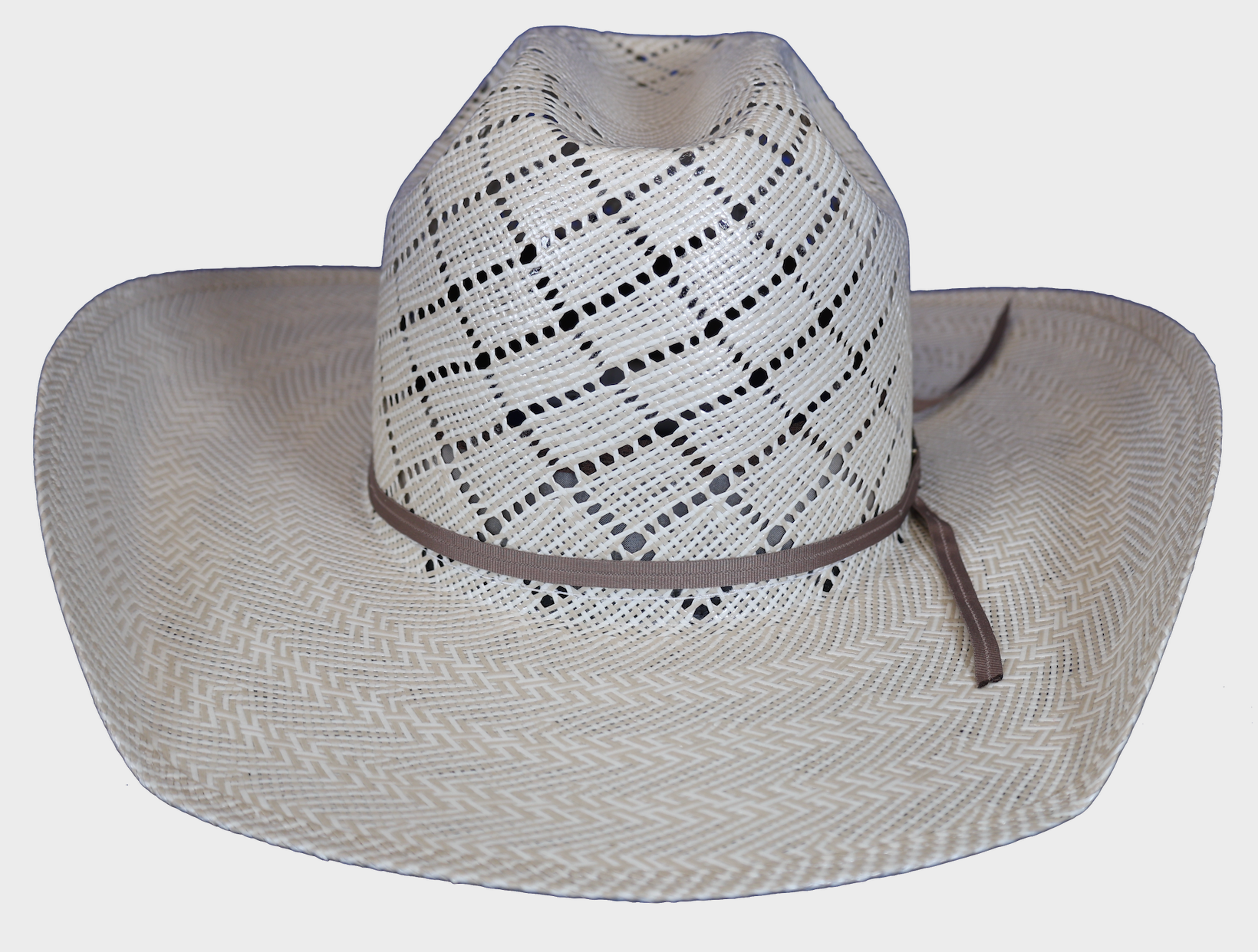 American Hat Company Minnick Crown 4 1/4" Cool Hand Luke Brim Drilex Sweatband Straw Hat