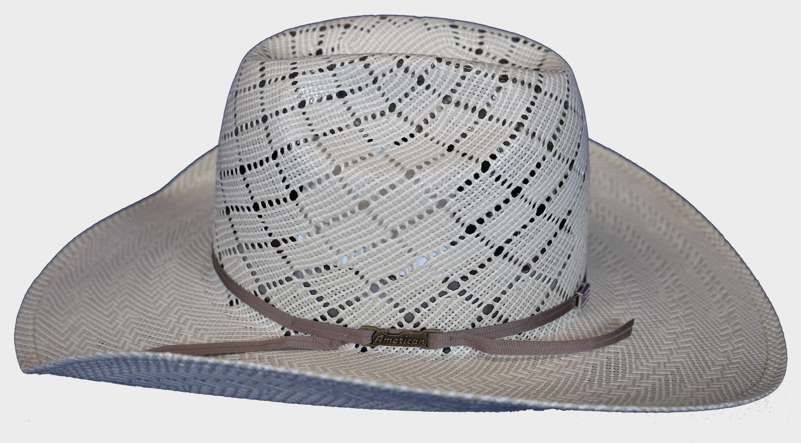American Hat Company Minnick Crown 4 1/4" Cool Hand Luke Brim Drilex Sweatband Straw Hat