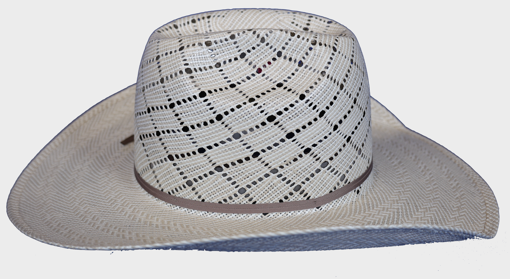 American Hat Company Minnick Crown 4 1/4" Cool Hand Luke Brim Drilex Sweatband Straw Hat