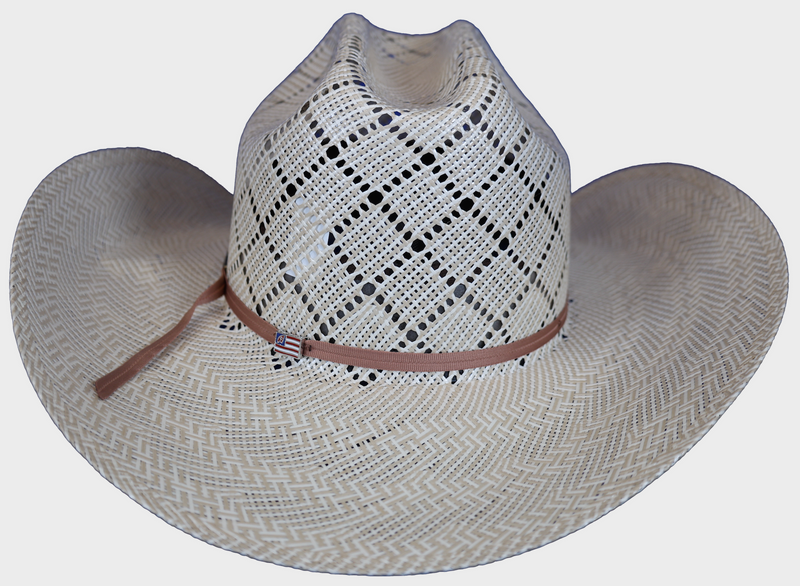 American 5050 Rancher Crease Crown 4 1/4" Rancher Crease Brim Drilex Sweatband Straw Hat