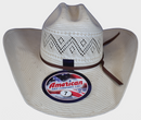 Rancher crease shaped straw hat. 