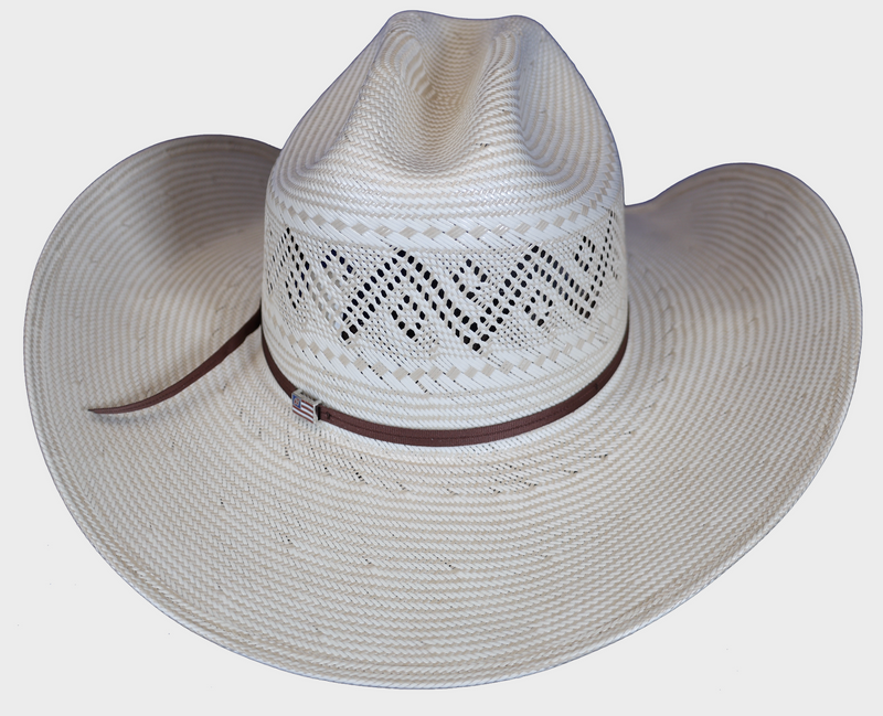 American 6600 Rancher Crease Crown 4 1/4" Rancher Crease Brim Drilex Sweatband Straw Hat