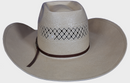 American Hat Company straw cowboy hat with Up North crown shape and Cool Hand Luke brim shape. Rear View