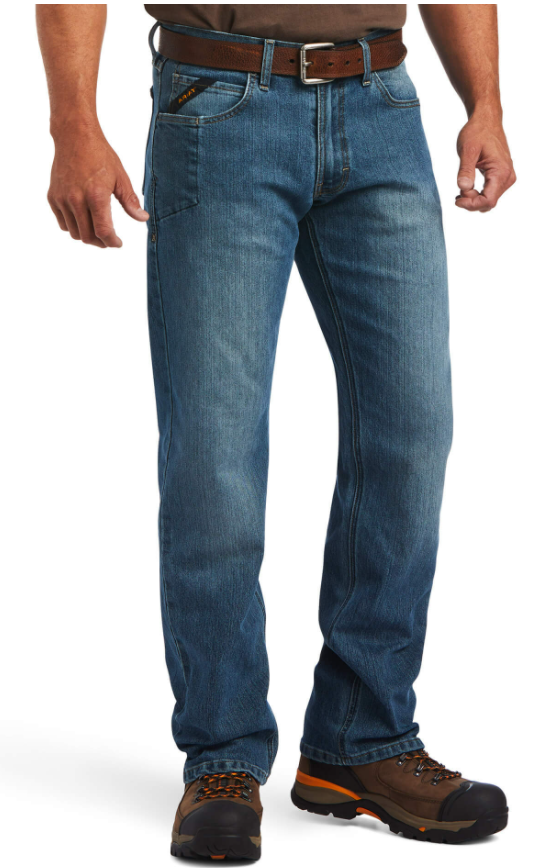 Men's Ariat 10039288 Edgewood Rebar M5 Straight DuraStretch Basic Stackable Straight Leg Jean