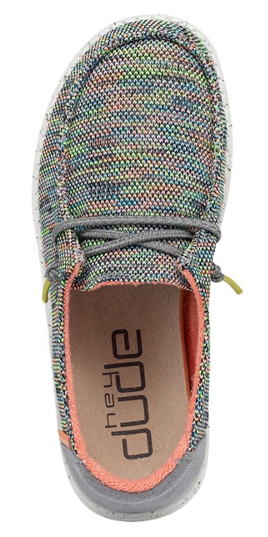 Youth Hey Dude 130128341 Wendy Peacock Pink Shoe