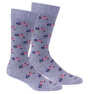 Brown Dog 99-18961 Farm America LT. Grey Heather Sock (Single Pair) MADE IN USA