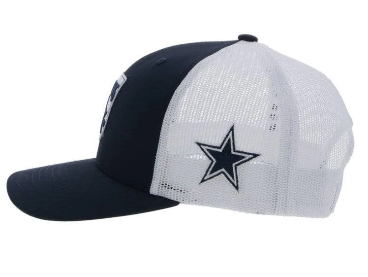 Hooey 7262T-BLWH "Dallas Cowboys" Blue/White Patch Cap