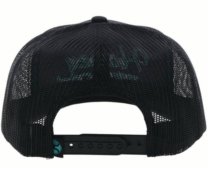 Hooey 2260T-BK "OG" Black w/Teal Stitching Cap