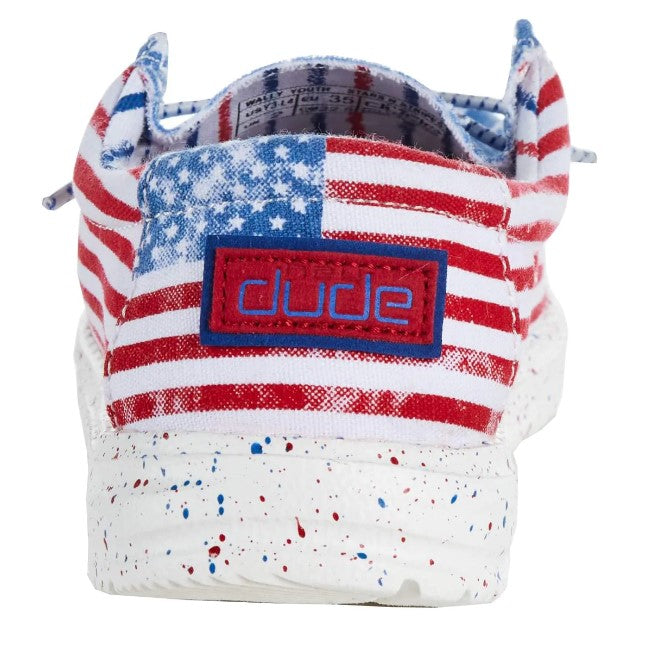 Hey Dude Wally Toddler Stars and Stripes Shoe 40031-9C8