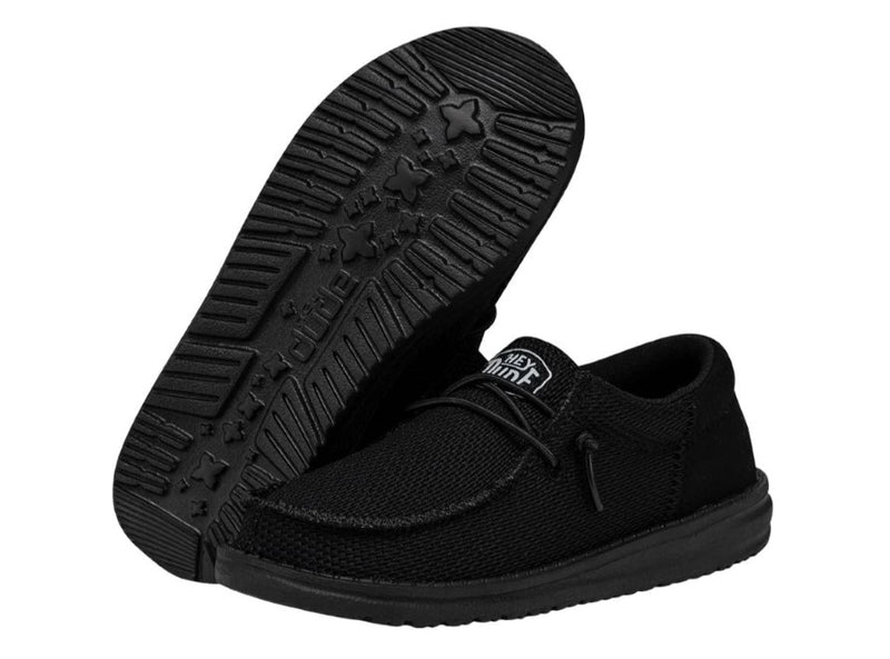 Youth Hey Dude 40045-0XS Wally Funk Mono Shade Shoe