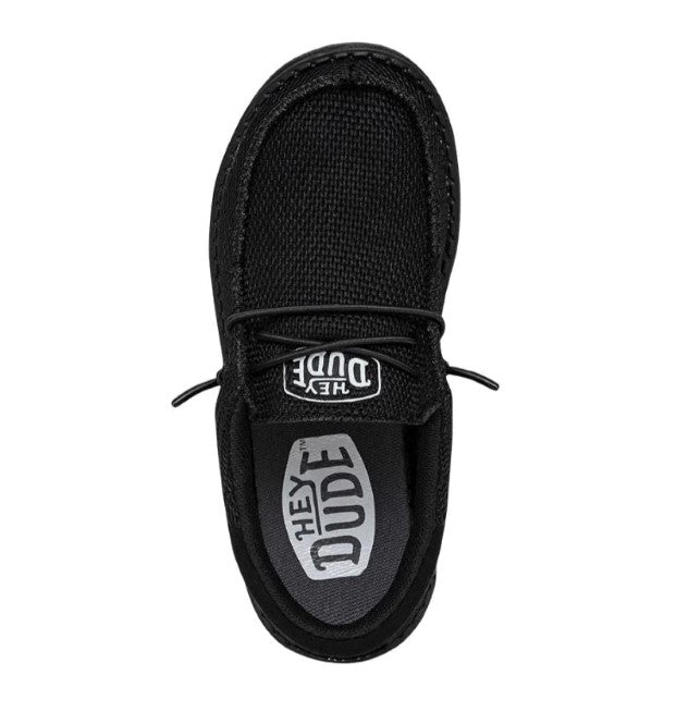 Youth Hey Dude 40045-0XS Wally Funk Mono Shade Shoe