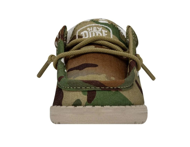 Toddler Hey Dude 40027-9CQ Wally Camouflage Multi Shoe