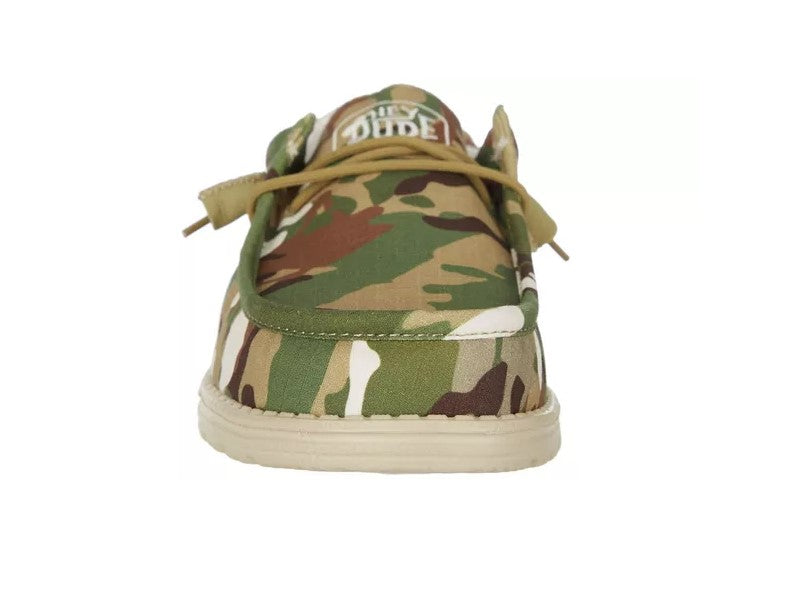Men's Hey Dude 40004-9CQ Wally Camouflage Multi Shoe (also has Women's sizes)