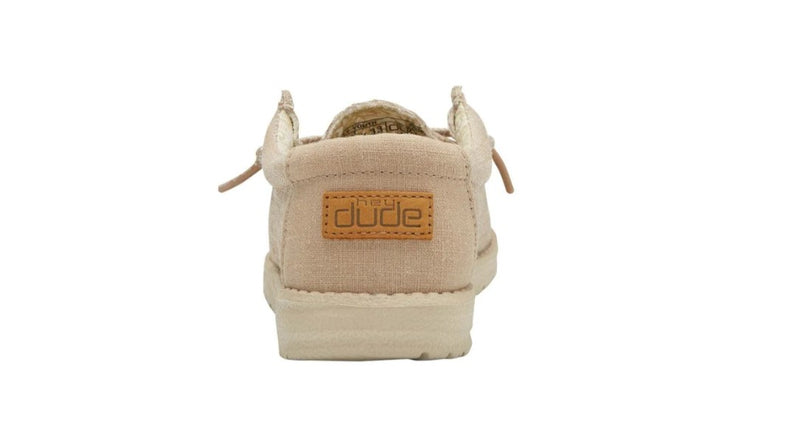 Youth Hey Dude 40041-205 Wally Basic Beige Shoe