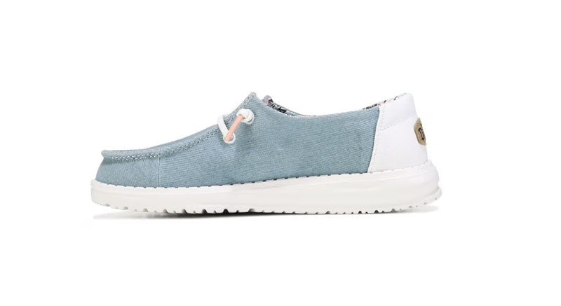 Youth Hey Dude 40100-4MH Wendy Boho Light Denim Shoe