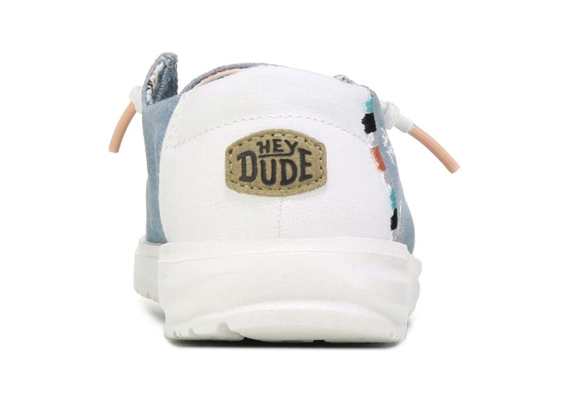 Youth Hey Dude 40100-4MH Wendy Boho Light Denim Shoe