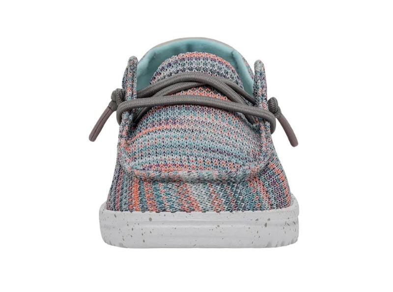 Youth Hey Dude 40111-9C9 Wendy Stretch Sunset Pink Shoe
