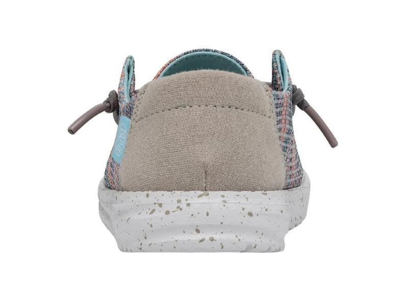Youth Hey Dude 40111-9C9 Wendy Stretch Sunset Pink Shoe