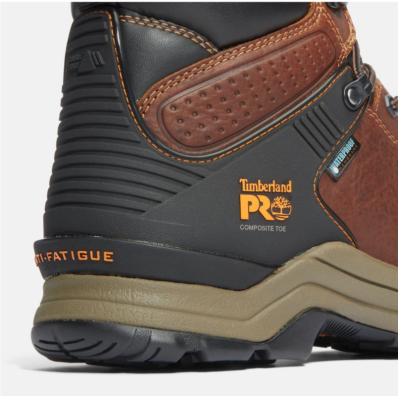 Men's TIMBERLAND PRO® TB0A1Q54 6" Brown Hypercharge NT Waterproof Boot