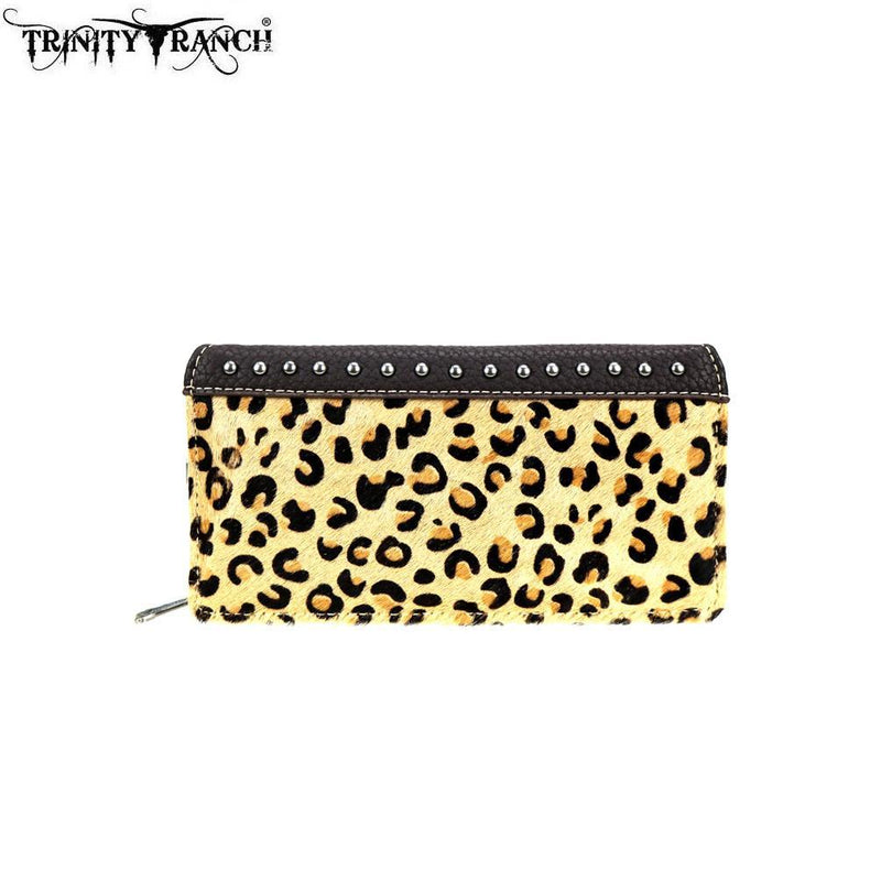TR96-W010CF Trinity Ranch Hair-On Collection Secretary Style Wallet