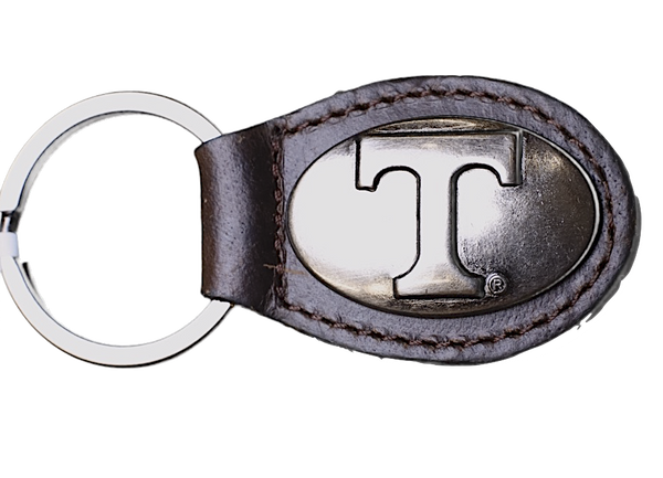 Zep-Pro KL6-BRW-UTN University of Tennessee Volunteers Small (Crazy Horse) Oval Concho Key Chain