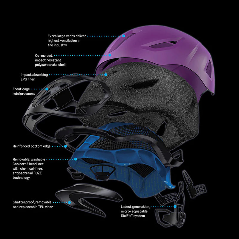 Troxel 54030-700 Terrain™ Black Duratec™ Helmet