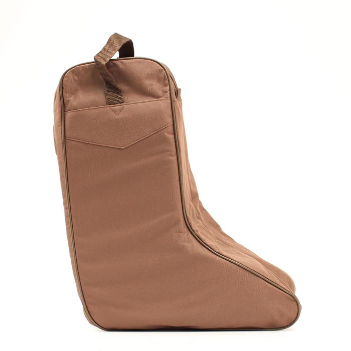 M & F 0411402 Brown Twin Zipper Boot Bag