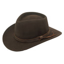 Twister 7211202 Durango Brown Crushable Wool Hat