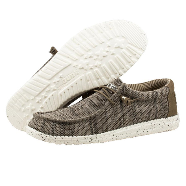 Men's Hey Dude 110351500 Wally Sox Brown Shoe