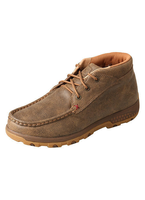 Women's Twisted X WXC0001 Women’s Chukka Driving Moc with CellStretch® Bomber