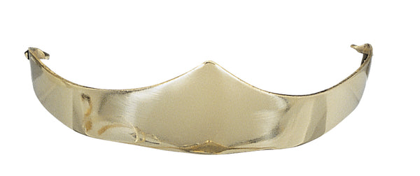 M & F 1411801 Western Boot Polished Brass Heel Cap