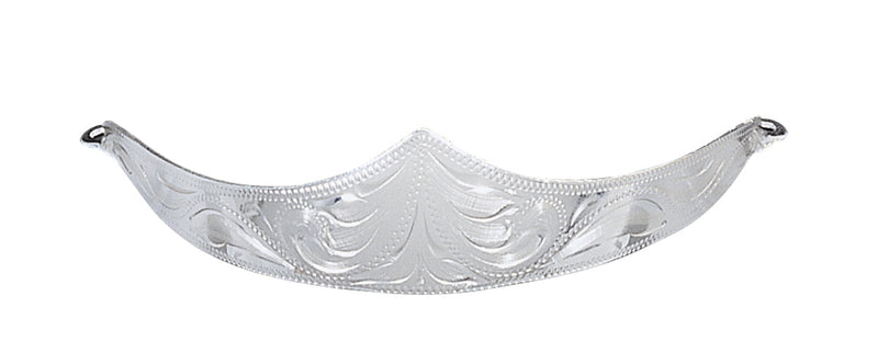 M & F 1425001 Western Boot Silver Hand Engraved Heel Cap