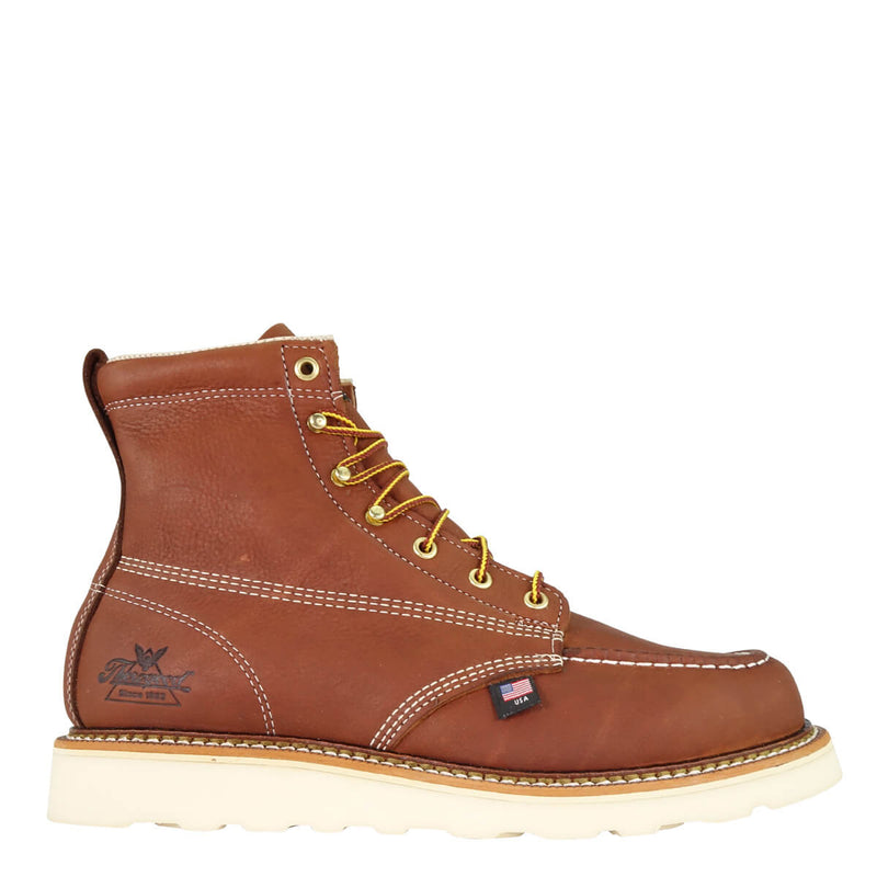Thorogood 814-4200 Men's American Heritage – 6″ Trail Tobacco – Moc Toe Maxwear Wedge 90™