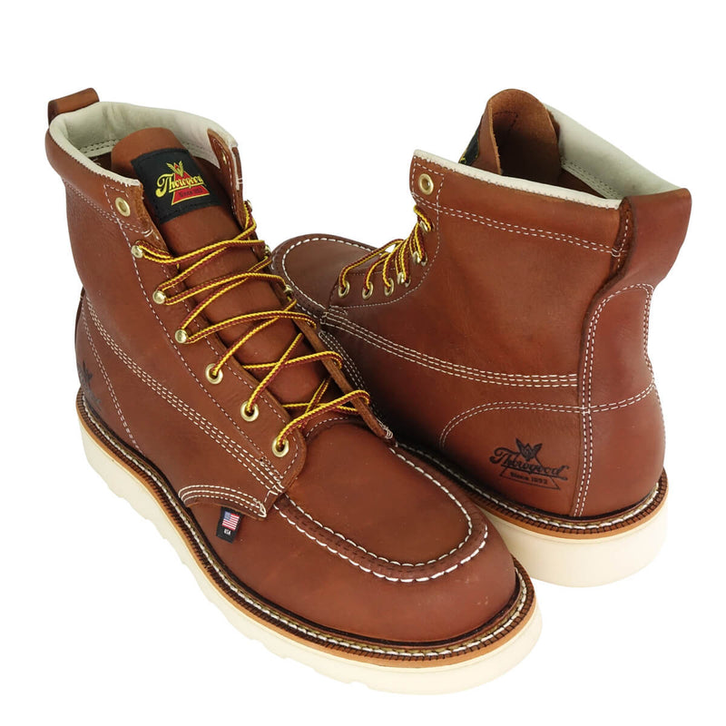 Thorogood 814-4200 Men's American Heritage – 6″ Trail Tobacco – Moc Toe Maxwear Wedge 90™